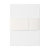 Neutral Monogram Modern Wedding 招待状ベリーバンド (裏面例)