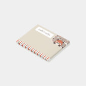 Neutral Palette Cute Red Panda Peekabo Your Notes ポストイット (アングル)