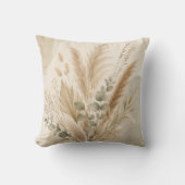 Neutral Pampas Grass Cushion クッション (正面)
