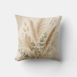Neutral Pampas Grass Cushion クッション