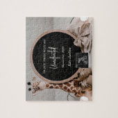 Neutral Pregnancy  Reveal announcement keepsake ジグソーパズル (縦)