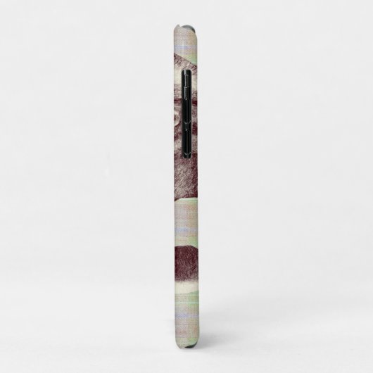  Neutral Sage Plaid Bear Case-Mate iPhoneケース (裏面/左)