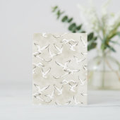 Neutral Seagull Bird Ocean Card. ポストカード (スタンド正面)