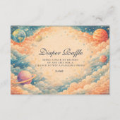 Neutral Space Planets Stars Diapper Raffle  エンクロージャーカード (正面)