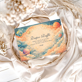 Neutral Space Planets Stars Diapper Raffle  エンクロージャーカード