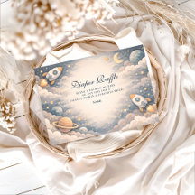 Neutral Space Stars Baby Shower