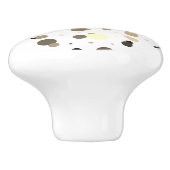 Neutral Splatter Drawer Pulls セラミックノブ (側面)