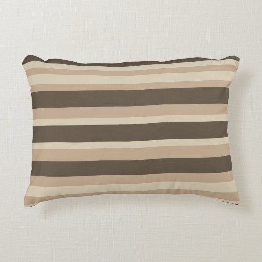 Neutral striped  アクセントクッション (正面)