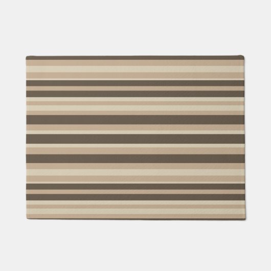 Neutral striped  ドアマット (正面)