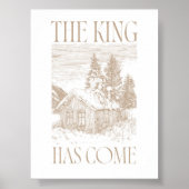 Neutral The King Has Come Cabin Christmas ポスター (正面)