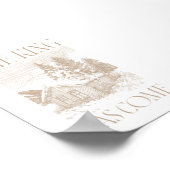 Neutral The King Has Come Cabin Christmas ポスター (角)