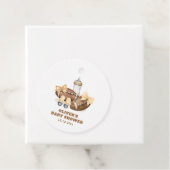 Neutral Touchdown Football Boy Baby Shower フェイバータグ (インサイチュ)