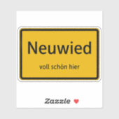 Neuwied Aufkleber Sticker Autoaufkleber シール (シート)