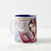 Neva -クリスマスの天使のマグ ツートーンマグカップ (正面左)