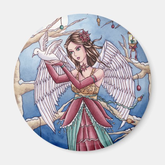 Neva – クリスマスエンジェルマグネット マグネット (正面)