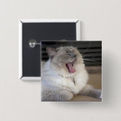 Neva Masquerade猫の大口 缶バッジ (正面&裏面)