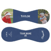 Nevada Bleu Blanc Personnalisé 2 photos ソフトボール (パネル)