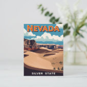 Nevada Desert Landscape ポストカード (スタンド正面)
