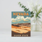 Nevada Desert Landscape ポストカード (スタンド正面)