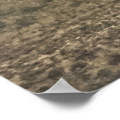 Nevada Desert Sunset – Golden Sky Over Horizon ポスター (角)