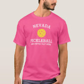 Nevada Pickleball Add Clubパートナー名カスタム Tシャツ (正面)