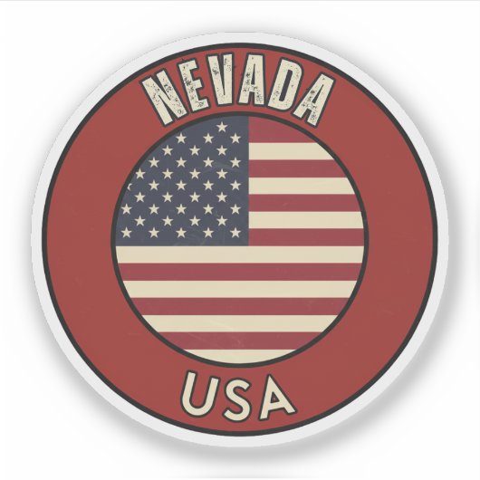 Nevada United States of America シール (正面)
