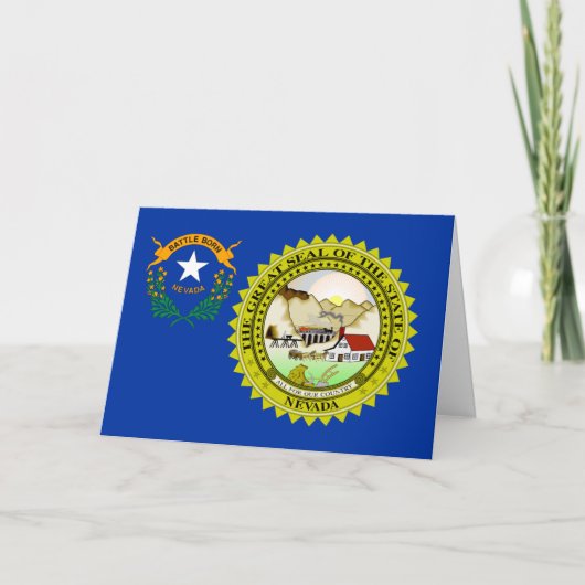Nevadan Flag & Seal, Flag of Nevada カード (正面)