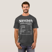 NEVAEH栄養クリパーソナライズされたスおもしろい Tシャツ (正面フル)