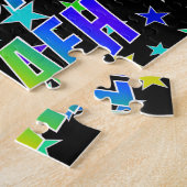 "NEVAEH"名、おもしろい"ハッピーバースデー" ジグソーパズル (側面)