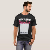 NEVAEH ITu2019S私の誕生日は私のシャツかわいい Tシャツ (正面フル)