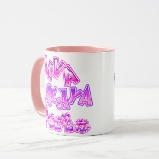 nevaplaytext マグカップ (正面左)