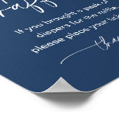 NEVEおむつラッフル赤ちゃんシャワーゲームサイン ポスター (角)