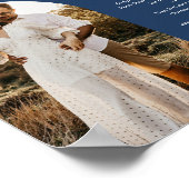 NEVEネイビー写真テーブル番号とおもしろいファクト8x10 ポスター (角)