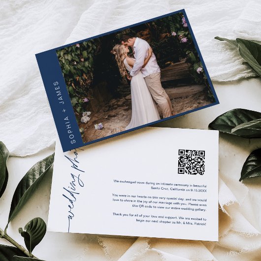 NEVE ミニマル エロープメント ウェディング アナウンスメント 招待状