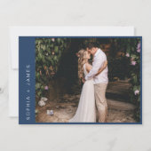 NEVE ミニマル Elopement結婚の発表 招待状 (正面)