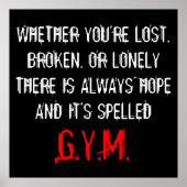 NEVERやめプリント ポスター (正面)