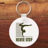 Never ストップ: 体操 キーホルダー (正面)
