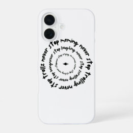Never ストップ.. 感動的 Graphic T-Shirt iPhone 16ケース
