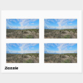 Never ストップ Beachin Stickers 長方形シール (シート)