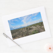 Never ストップ Beachin Stickers 長方形シール (封筒)