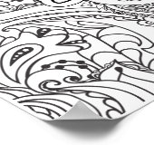 Never ストップ Dreaming Coloring Poster ポスター (角)