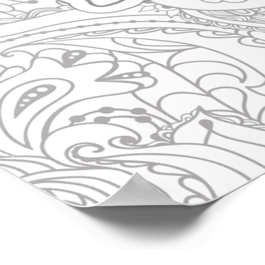 Never ストップ Dreaming Coloring Poster ポスター (角)