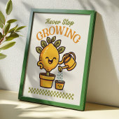 Never ストップ Growing Lemon Treeマスコットレトロポスター ポスター