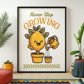 Never ストップ Growing Lemon Treeマスコットレトロポスター ポスター