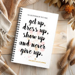 Never 与え Upやる気を起こさせるプランナー プランナー手帳<br><div class="desc">Never 与え Upタイポグラフィ – この美しいやる気を起こさせるプランナー。ピンクとベージュの色絵を描のソフトアクアレエレガントルの背景をフィーチャー。そのインスパイア表紙は「どんなにど感じうしても起き上がり、ドレスアップし、現れ、決して起こらない。」 目を覚まインスパイアせよ、このセンセーショナルなプランナーで一日を奪え。重要恋しく思なアポイントメントを決して常に背の高い立ち、毎日のように顔を来保つ。より個人カスタマイズ的なtouchのために、紙とスパイラルカラーを使用できる。応援を必要とするかもしれない人のための本当に素晴らしいギフトオプション。</div>