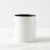 Never 与え Upやる気を起こさせる引用文 ツートーンマグカップ (中央)