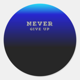 Never 与え Upやる気を起こさせる引用文 ラウンドシール
