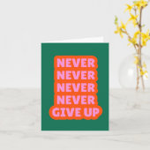 Never 与え Upカード カード (黄色い花)