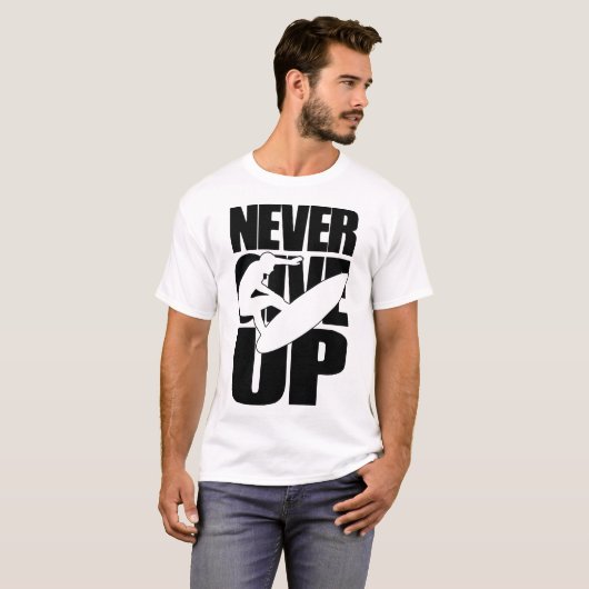 Never 与え Upサーフィン Tシャツ (正面フル)