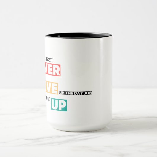 Never 与え Upデザイン マグカップ (中央)